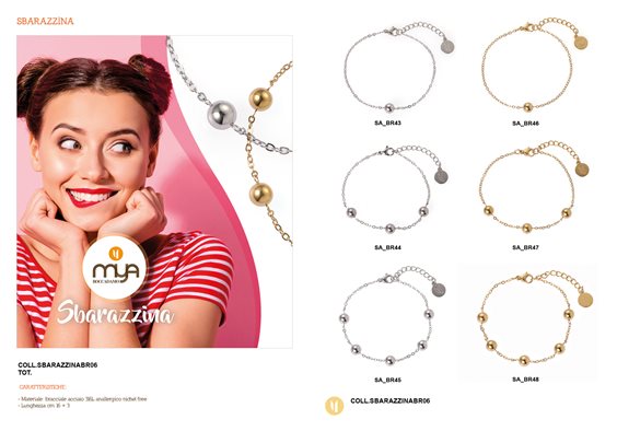 Bracciale Boccadamo Donna in Acciaio SA BR43 - SA BR43
